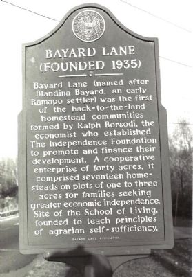 Bayard Lane Marker image. Click for full size.