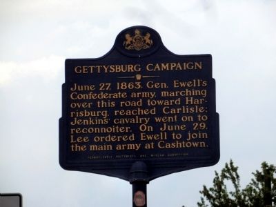 Gettysburg Campaign Marker image. Click for full size.
