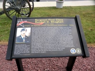 Sergeant First Class Randall D. Shughart Marker image. Click for full size.