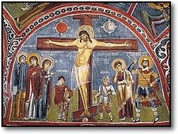 Fresco in one of the Greme Churches image. Click for full size.