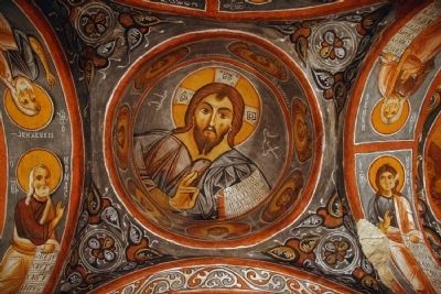 Fresco in one of the Göreme Churches. Click for full size. Fresco in one of the Göreme Churches image. Click for full size.