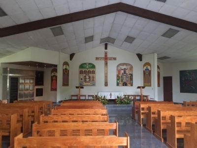 Interior of the Chapel at the Universidad Americana (UCA) image. Click for full size.