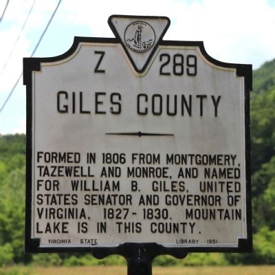 Giles County Face of Marker image. Click for full size.