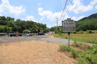 Giles County / West Virginia Marker image. Click for full size.