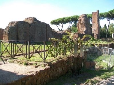 A Small Part of the Imperial Palace Ruins and Marker. Click for full size. A Small Part of the Imperial Palace Ruins and Marker image. Click for full size.