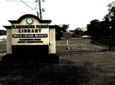 Bellechasse Plantation Marker. Click for full size. Bellechasse Plantation Marker image. Click for full size.