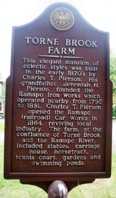 Torne Brook Farm Marker. Click for full size. Torne Brook Farm Marker image. Click for full size.