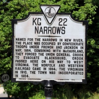 Narrows Marker image. Click for full size.