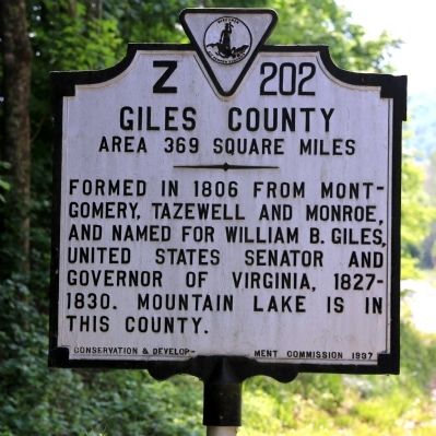 Giles County Face of Marker image. Click for full size.