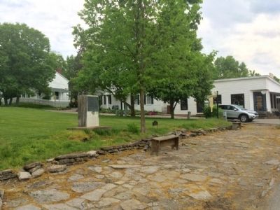 View towards marker and South Court Street. Click for full size. View towards marker and South Court Street image. Click for full size.