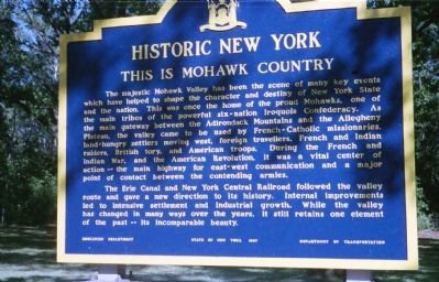 This Is Mohawk Country Marker image. Click for full size.