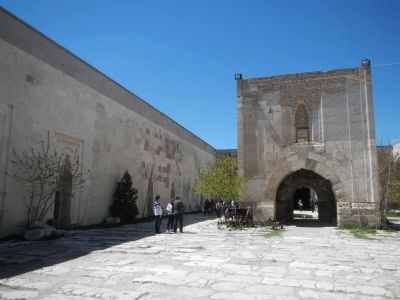 Mosque in the courtyard. Click for full size. Mosque in the courtyard image. Click for full size.