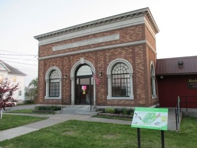 Indian River Lakes Marker at Former Bank image. Click for full size.