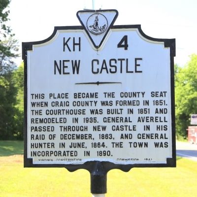 New Castle Marker. Click for full size. New Castle Marker image. Click for full size.