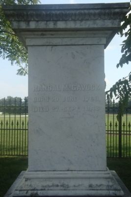 McGavock Family Cemetery Marker. Click for full size. McGavock Family Cemetery Marker image. Click for full size.