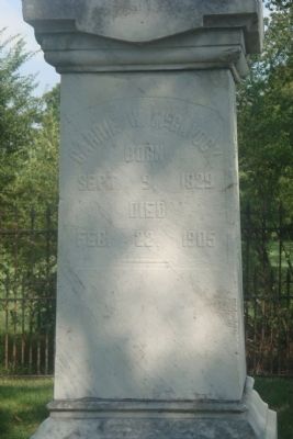 McGavock Family Cemetery Marker. Click for full size. McGavock Family Cemetery Marker image. Click for full size.