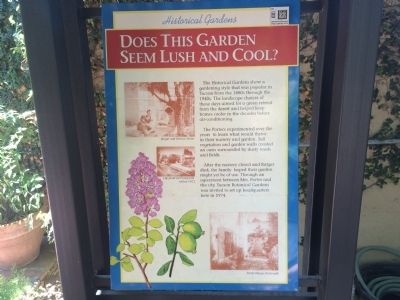 Does This Garden Seem Lush and Cool? Marker. Click for full size. Does This Garden Seem Lush and Cool? Marker image. Click for full size.