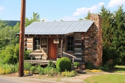 One of the Log Houses In New Castle. Click for full size. One of the Log Houses In New Castle image. Click for full size.