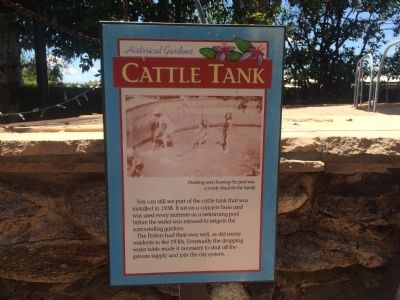 Cattle Tank Marker. Click for full size. Cattle Tank Marker image. Click for full size.