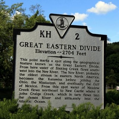 Great Eastern Divide Marker. Click for full size. Great Eastern Divide Marker image. Click for full size.