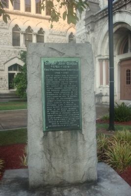 Captain John Gordon 1763-1819 Marker. Click for full size. Captain John Gordon 1763-1819 Marker image. Click for full size.