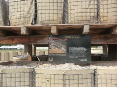 HESCO in Iraq Marker image. Click for full size.
