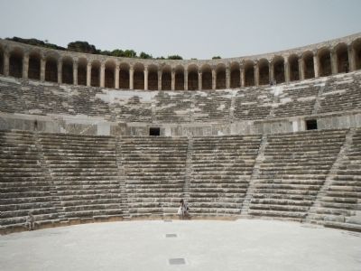 The Theatre of Aspendos. Click for full size. The Theatre of Aspendos image. Click for full size.