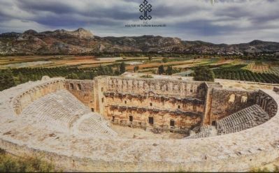 The Theatre of Aspendos. Click for full size. The Theatre of Aspendos image. Click for full size.