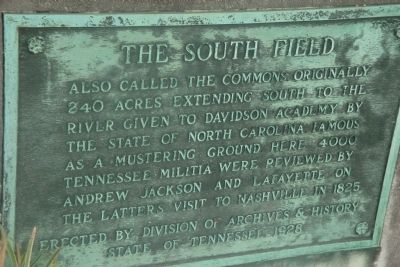 The South Field Marker. Click for full size. The South Field Marker image. Click for full size.