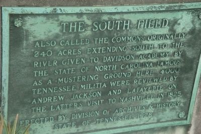 The South Field Marker image. Click for full size.