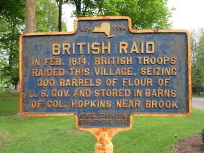 British Raid Marker. Click for full size. British Raid Marker image. Click for full size.