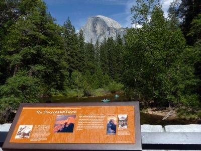 The Story of Half Dome Marker. Click for full size. The Story of Half Dome Marker image. Click for full size.