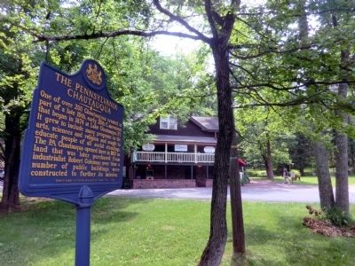 The Pennsylvania Chatauqua Marker. Click for full size. The Pennsylvania Chatauqua Marker image. Click for full size.