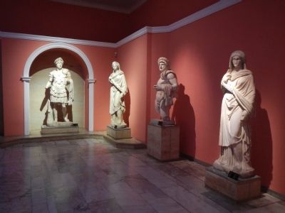 Statues recovered from Perge at the Antalya Museum. Click for full size. Statues recovered from Perge at the Antalya Museum image. Click for full size.