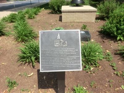 Courthouse Lampposts and Courthouse Bell Marker. Click for full size. Courthouse Lampposts and Courthouse Bell Marker image. Click for full size.