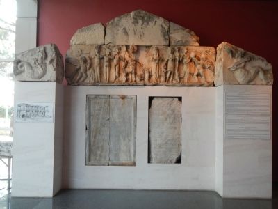 Fountain Pediment recovered from Perge at the Antalya Museum. image. Click for full size.