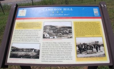 Cameron Hill Marker. Click for full size. Cameron Hill Marker image. Click for full size.