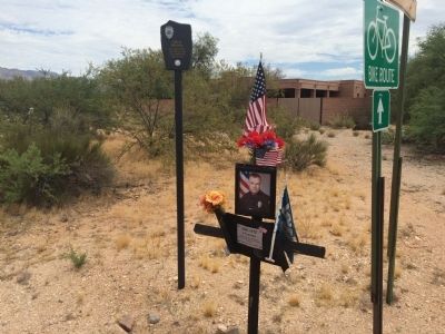 Wide view of Officer Erik Hite Marker. Click for full size. Wide view of Officer Erik Hite Marker image. Click for full size.