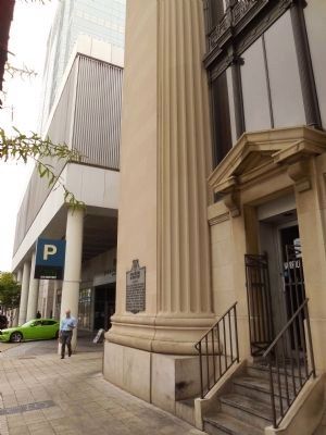 Marker located on Virginia Club building. Click for full size. Marker located on Virginia Club building image. Click for full size.