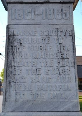 Inscription on Side Face of Monument. Click for full size. Inscription on Side Face of Monument image. Click for full size.