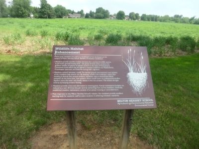 Wildlife Habitat Enhancement Marker. Click for full size. Wildlife Habitat Enhancement Marker image. Click for full size.