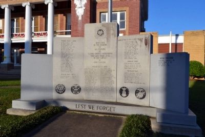 Clarke County War Memorial. Click for full size. Clarke County War Memorial image. Click for full size.