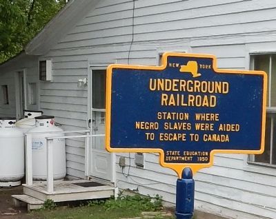 Underground Railroad Marker. Click for full size. Underground Railroad Marker image. Click for full size.