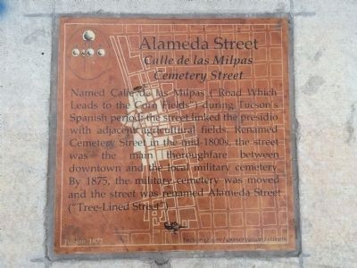 Alameda Street Marker. Click for full size. Alameda Street Marker image. Click for full size.
