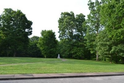 View of Monument from Parking Lot. Click for full size. View of Monument from Parking Lot image. Click for full size.