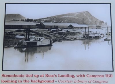 Ross's Landing Marker. Click for full size. Ross's Landing Marker image. Click for full size.