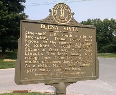 Buena Vista Marker. Click for full size. Buena Vista Marker image. Click for full size.