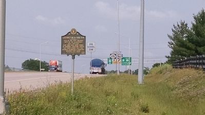 Lexington and Ohio Railroad Marker. Click for full size. Lexington and Ohio Railroad Marker image. Click for full size.