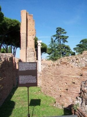 Domus Flavia. So-called Basilica / Cd. Basilica and Marker. Click for full size. Domus Flavia. So-called Basilica / Cd. Basilica and Marker image. Click for full size.