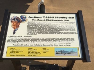Lockheed T-33A-5 Shooting Star Marker. Click for full size. Lockheed T-33A-5 Shooting Star Marker image. Click for full size.